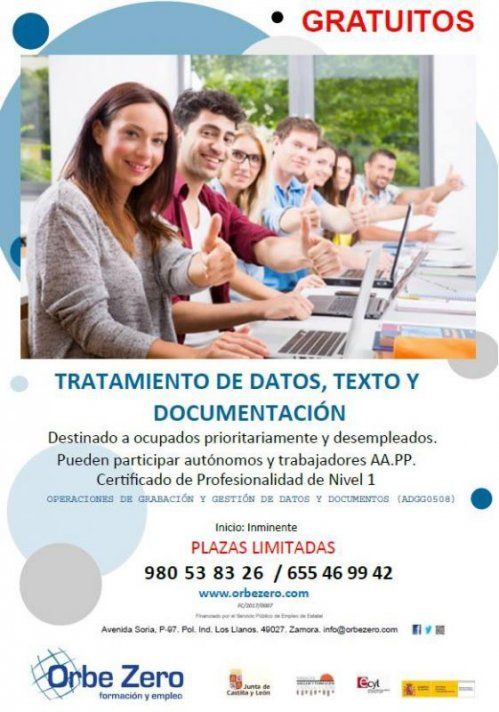 ORBE ZERO TRATAMIENTO DE DATOS ORBE ZERO TRATAMIENTO DE DATOS