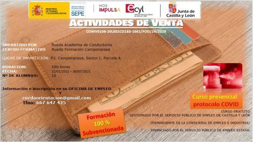 Cartel VENTAS RUEDA Cartel VENTAS RUEDA