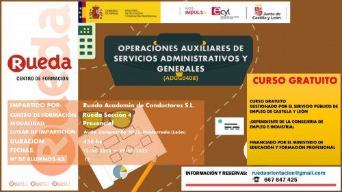 CARTEL RUEDA Servicios Administrat