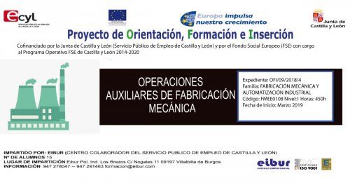 OPERACIONES FABRICACION MECANICA OPERACIONES FABRICACION MECANICA